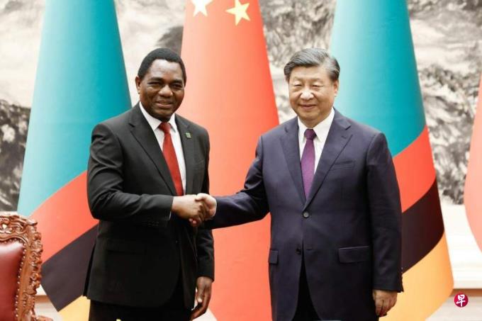 中国与赞比亚升级双边关系 鼓励更多使用本币结算