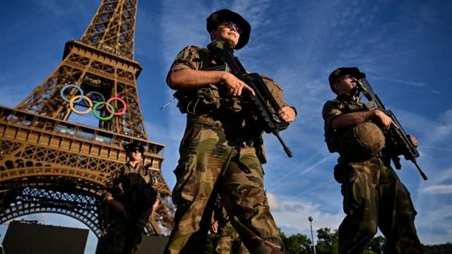 France has put tens of thousands of troops on the streets of Paris ahead of the Olympics